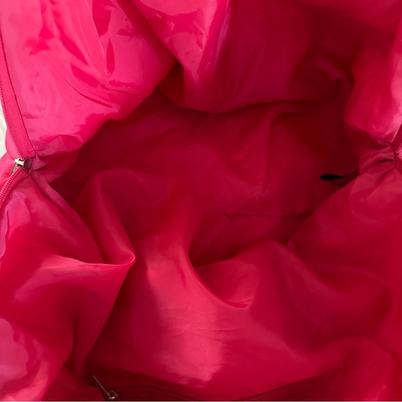 Hello Kitty Bright Pink Lightweight Puffy Tote Handbag - Picture 8 of 11